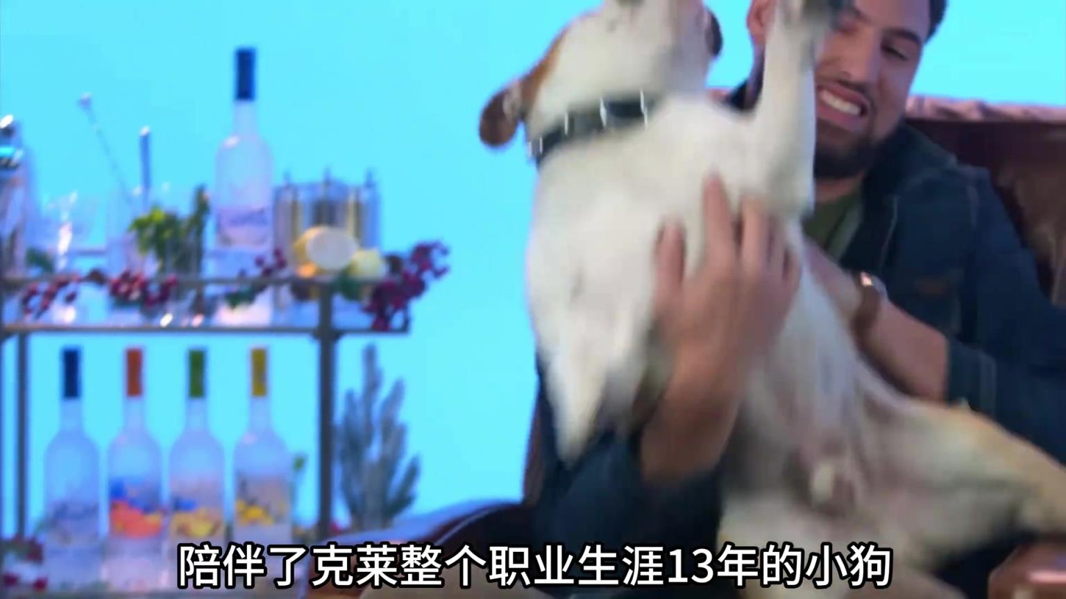 陪伴克萊13年的小狗去世了，不敢相信克萊得多么傷心